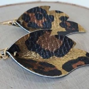 Folded Wing Leporad Earrings